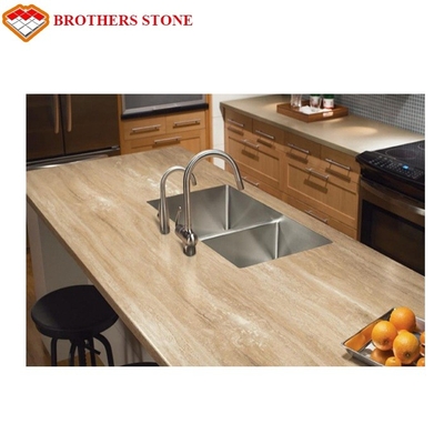 Beige Travertin, Italien-Travertin-Marmor, beige Marmortravertin-Fliesen