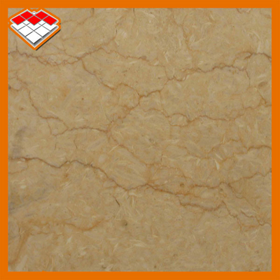Goldene Adern beige Marmorsteinplatte, Marmorart-Badezimmer-Fliesen