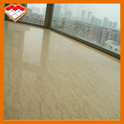 Goldene Adern beige Marmorsteinplatte, Marmorart-Badezimmer-Fliesen