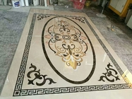 Mischfarbrunde Mosaik-Medaillon-Boden-Muster für Hotel/Wohn