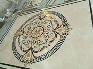 Mischfarbrunde Mosaik-Medaillon-Boden-Muster für Hotel/Wohn