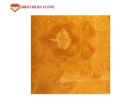 Moderne Entwurfs-Honig-Onyx-Platte, orange Onyx-Marmor für Fernsehhintergrund