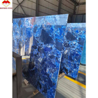 Natürliche blaue Terrazzo-Ozean-Marmor-Stein-Platte kundenspezifische Terrazzo Countertops
