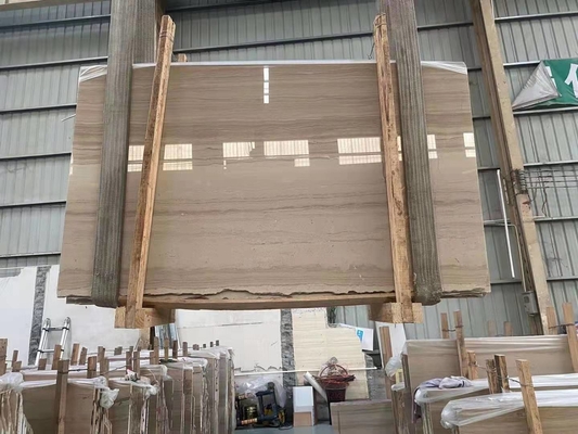 Bookmatch gelber Marmor Mulge Earl Royal Wood Grain für Treppen-Fliesen