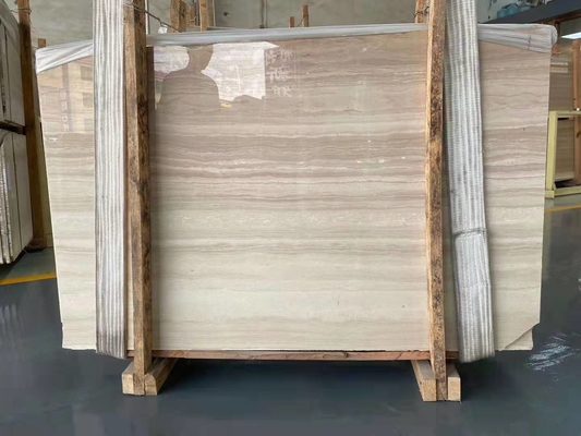 Bookmatch gelber Marmor Mulge Earl Royal Wood Grain für Treppen-Fliesen