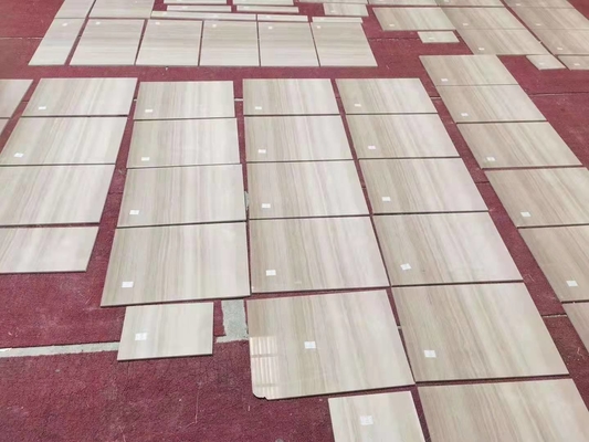 Bookmatch gelber Marmor Mulge Earl Royal Wood Grain für Treppen-Fliesen