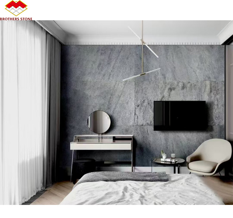 Flexible Schiefersteinplatten Wandverkleidung im modernen Design für Hotel-Villa-Interiore