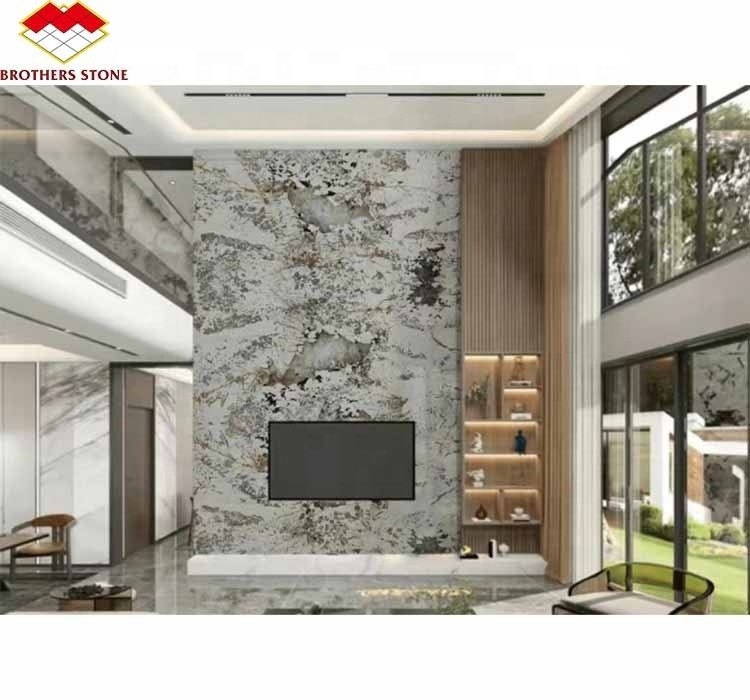Naturstein Pandora Marmor Große Platte Schnitt nach Größe Designs für moderne Hotel Villa Wand