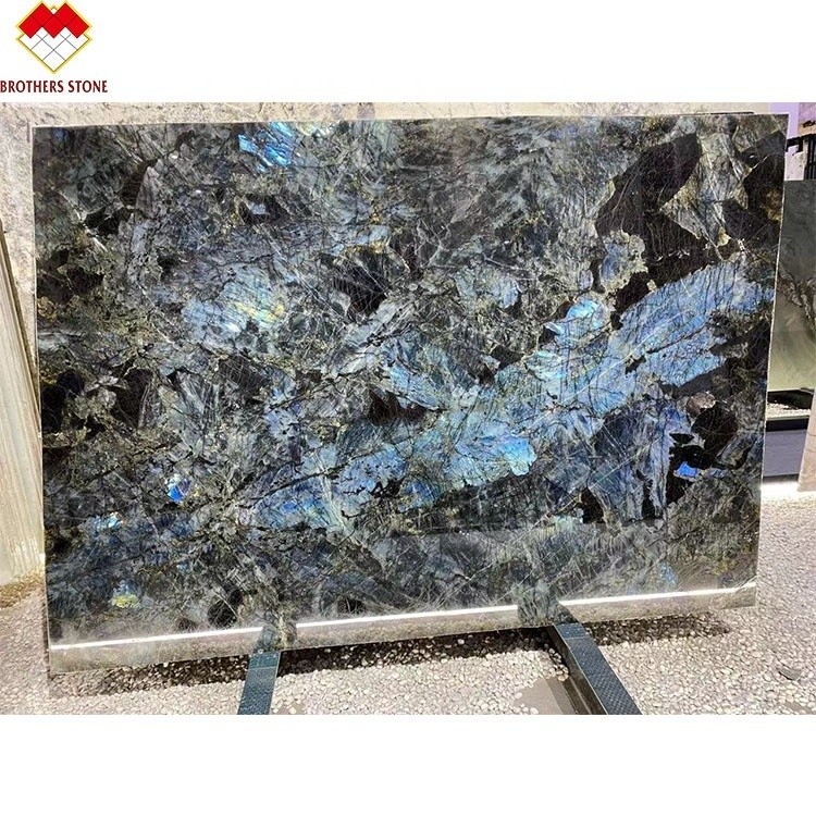 Große Platte Luxus Smaragdblau Onyx Marmor aus Brasilien für transparente Dinner-Tischplatte
