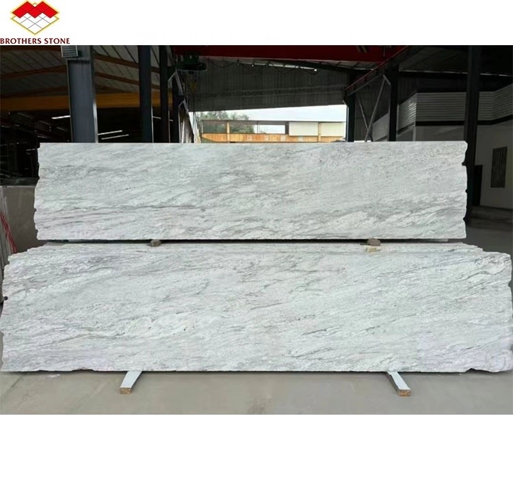2700 kg/m3 Granitdichte Moderne indische weiße Granitplatten für Grafikprojekte
