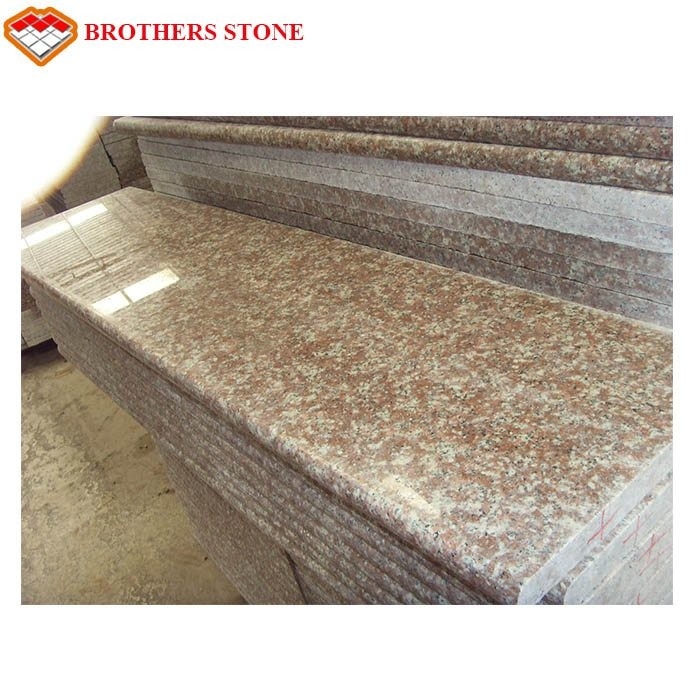 Populäre Stein-Platten des Granit-G687, Pfirsich-rosa Granit-Patio-Platten-Sondergröße